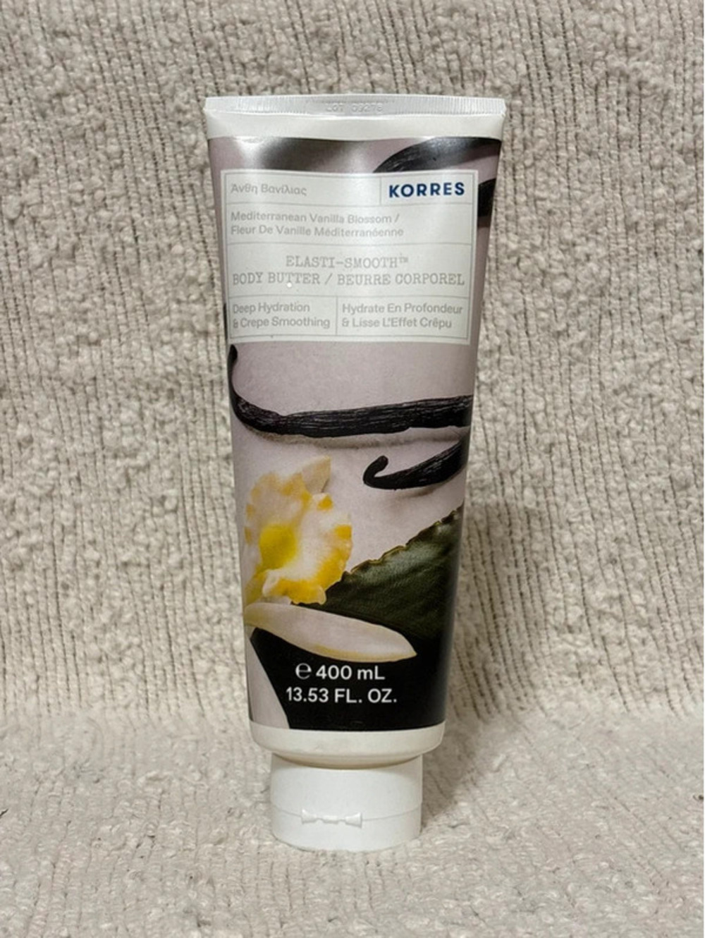 Korres Elasti-Smooth Body Butter Mediterranean Vanilla Blossom 13.53 fl oz